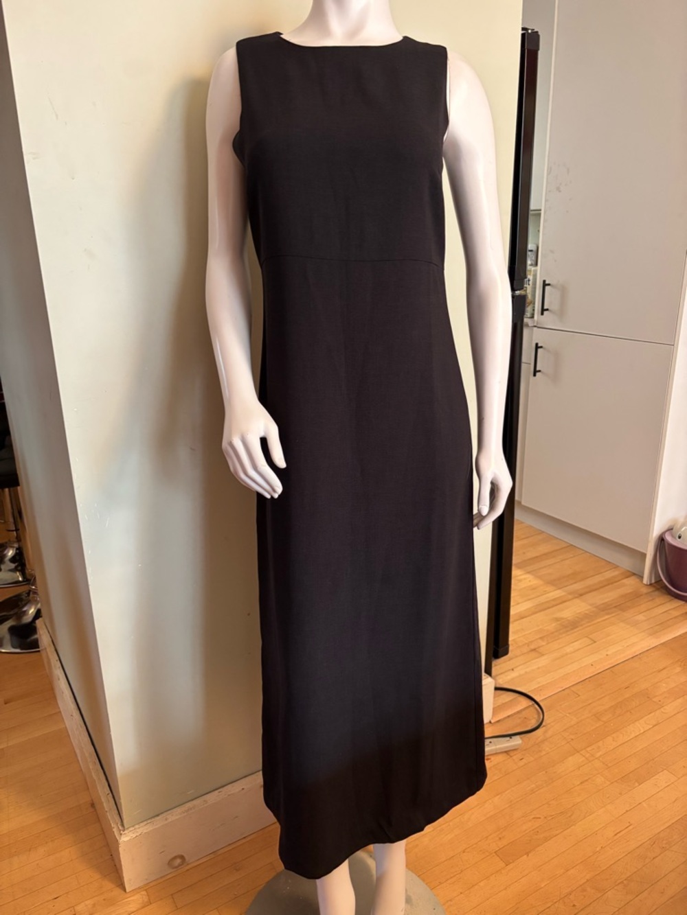 Eddie Bauer Black Sleeveless Maxi Dress